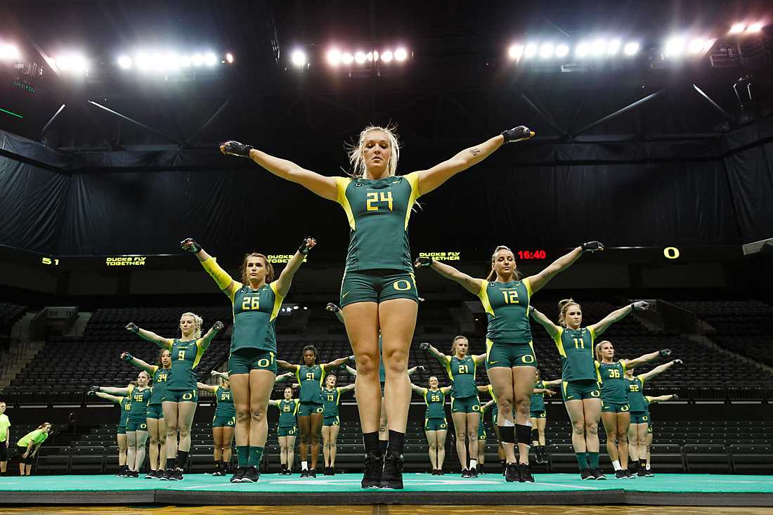 When the 2015 Oregon acrobatics and tumbling schedule came out, there was no circle around March 12. That date, Thursday, is when former Oregon coach Felecia Mulkey &#8211; who left the Ducks for Baylor this past summer &#8211; returns to Matthew Knight Arena. Instead, the Ducks are preparing for their &#8230;