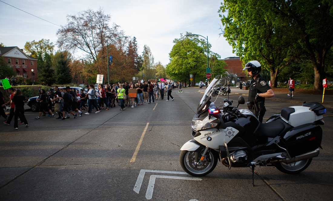 Take Back The Night provides a unique opportunity to address misconceptions about sexual violence, for survivors&#8217; voices to be heard and for community members to support them. (Emerald Archives)