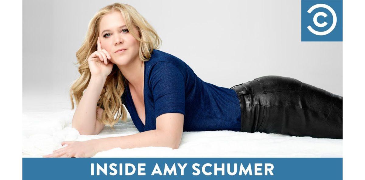 Starring comedian of the upcoming film Trainwreck, Inside Amy Schumer combines the hilarity of her Amy&#8217;s standup as well as her interviewing people both on the street and special guests. (Poster courtesy of Comedy Central media)