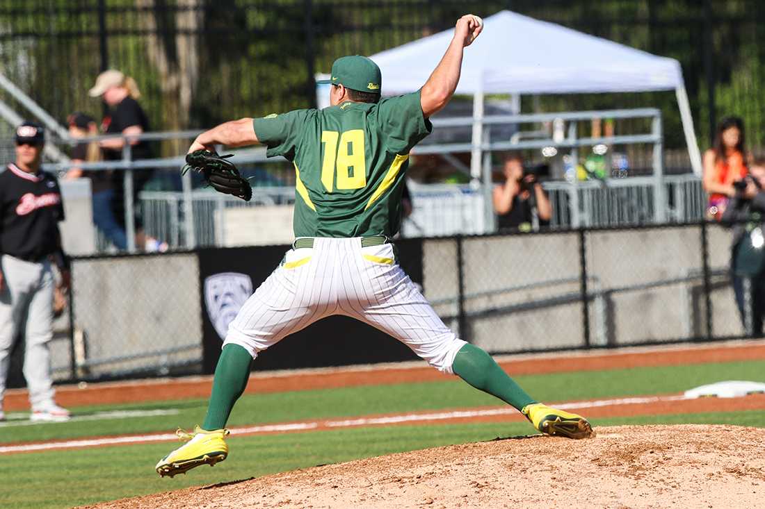 Oregon junior Josh Graham is suspended for the Ducks&#8217;&#160;upcoming series with Stanford for a violation of team rules, according to the Oregon Athletic Department. Graham plays both catcher and pitcher for the Ducks. On the mound, he is 2-0 and 1.83 ERA in 14 games this season. Offensively, the Roseburg, &#8230;