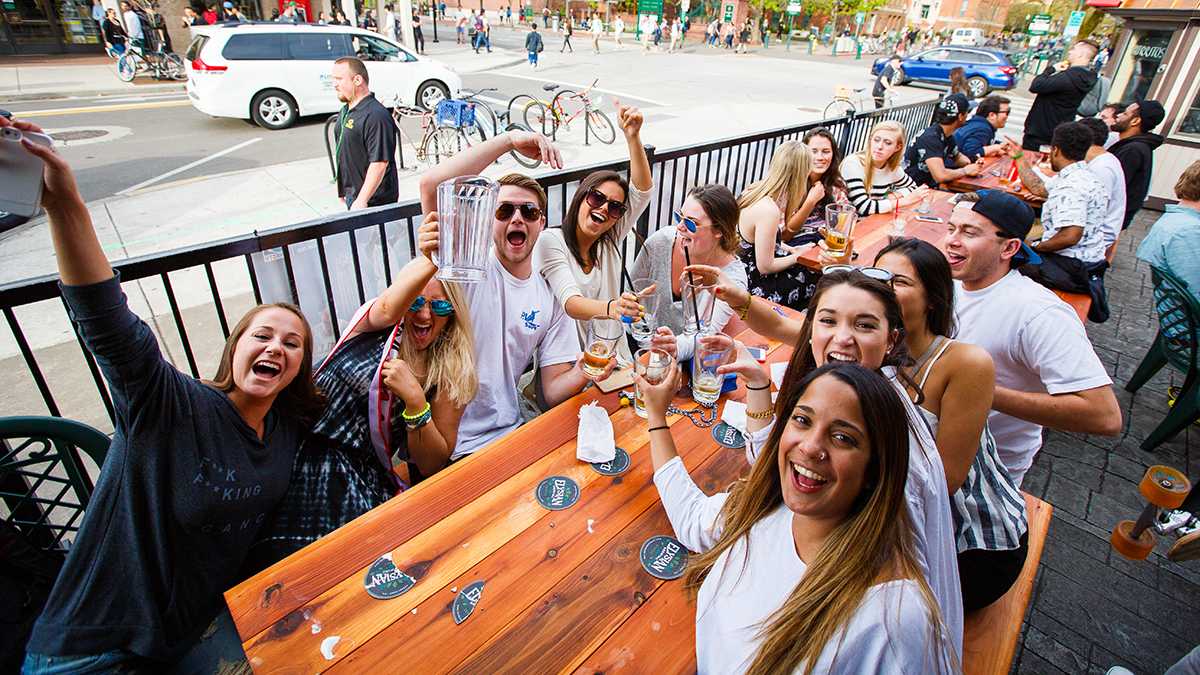 The sunny days of spring will bring new patio furniture and picnic tables for guests to eat at. Not to mention a new dining menu and better late night eats. On the really sunny days, Taylor&#8217;s will be sporting an outdoor DJ and a bikini bar. (Taylor Wilder/Emerald)