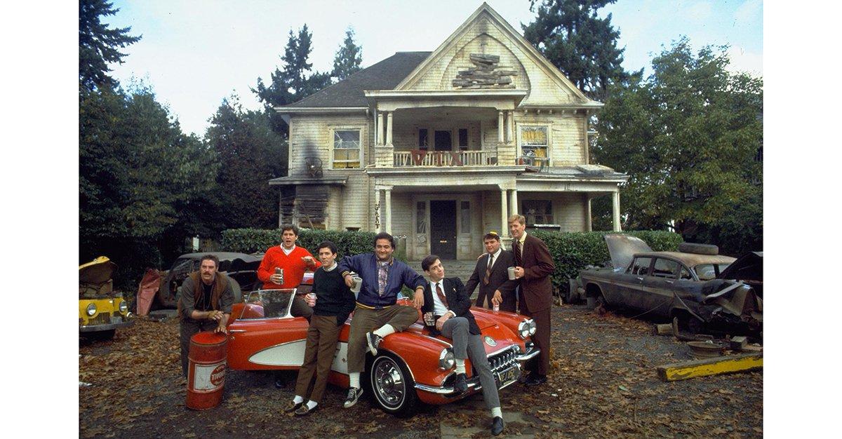 At the time Animal House was filming on the UO campus, local news had covered it as well (university officials said this was because that season had been &#8220;dull&#8221; for news), so there was really no way the university could keep the information embargoed. (Photo courtesy of Universal Pictures)