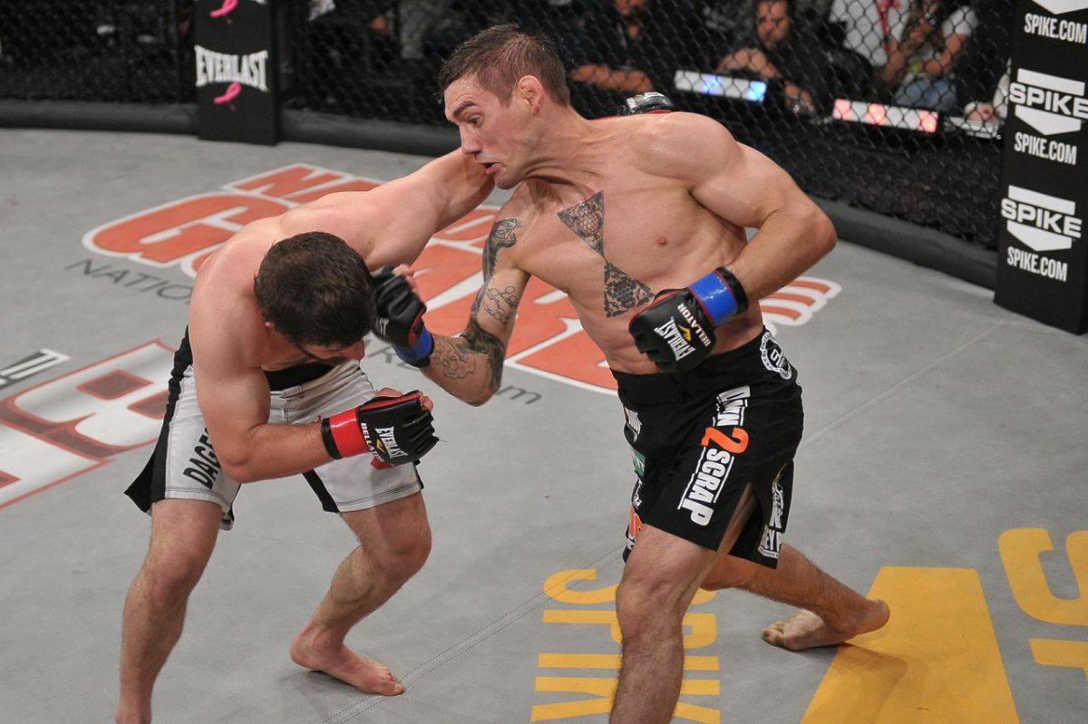 Dave Jensen is a former Oregon State wrestler turned MMA fighter (Photo courtesy of Bellator)