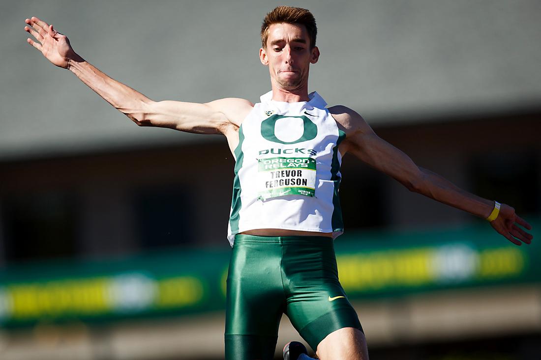 Trevor Ferguson began to clap, and the Historic Hayward Field crowd&#160;joined in. This was the first attempt for Ferguson in the long jump, and the Oregon redshirt senior seemed to have a spring in his step as he pounded down the runway &#8212; each pace punctuated with the clapping from &#8230;