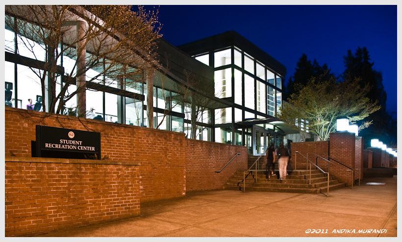 A few of the sign-up meetings for intramural sports take place at the University of Oregon&#8217;s newly remodeled recreation center (Creative Commons).