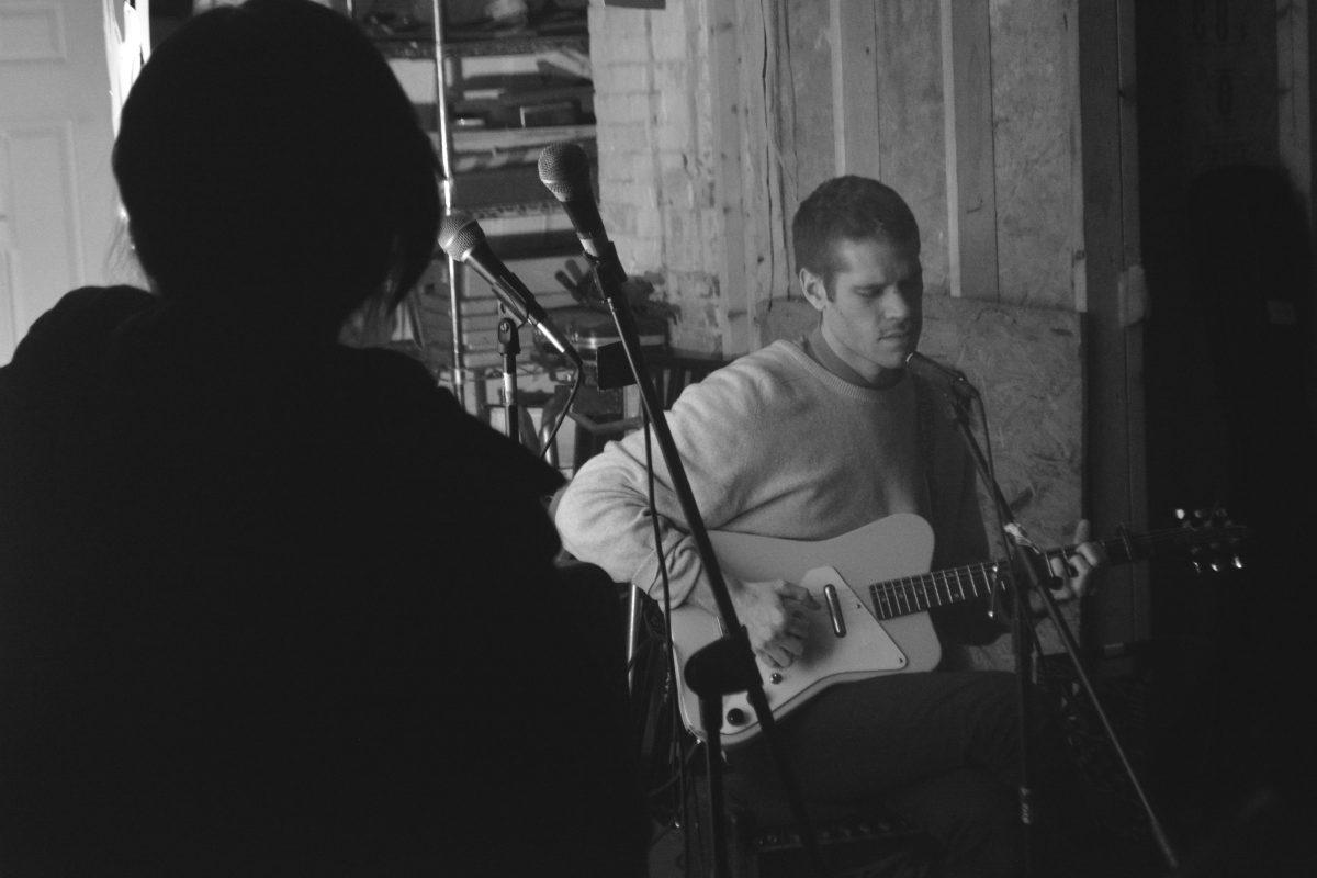 Aaron Maine of Porches performs (photo courtesy of flickr creative commons)