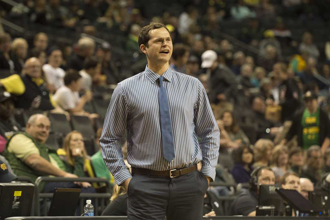 <p>While Dana Altman and a pair of Oregon players addressed a large crowd of reporters following the Ducks’ season-opening victory Monday night, Northwest Christian coach Luke Jackson stood outside the visiting locker room in the bowels of Matthew Knight Arena. With just two reporters there to listen, the former Oregon star threw …</p>