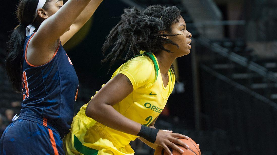 <p>With four double-doubles already at Oregon, Ruthy Hebard has made a strong first impression on Duck fans and head coach Kelly Graves. On Monday, the conference recognized her efforts. She was named Pac-12 freshman of the week after averaging 21.7 points and 11.3 rebounds in three games last week. She tallied …</p>