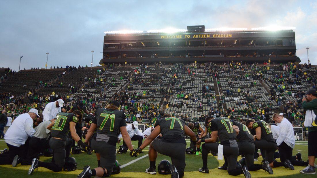 Oregon football and athletic director Rob Mullens officially announced Willie Taggart as the program&#8217;s new head coach Wednesday morning, confirming ESPN&#8217;s initial report. Taggart will be introduced at a press conference Thursday at 11 a.m. in the Hatfield-Dowlin Complex&#8217;s Bob Sanders Theater. Taggart becomes the 33rd head coach for Oregon &#8230;