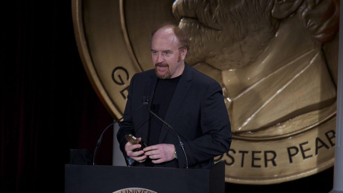 <p>Louis C.K. speaking at the Peabody Awards (Creative Commons)</p>