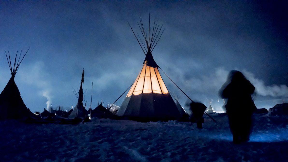 The occupation of Standing Rock has brought the most individual Native American tribes together under one cause in United States history. Traditional ways of life, such as living in teepees, have transcended the test of time. (Christopher Trotchie/Emerald)