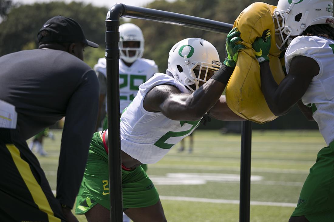 <p>The Ducks enter week three of training camp ready to build from a scrimmage on Saturday. By head coach Willie Taggart’s account it was good, but there were some things that needed to be fixed before the season starts. “We had a lot of penalties with the refs being out …</p>