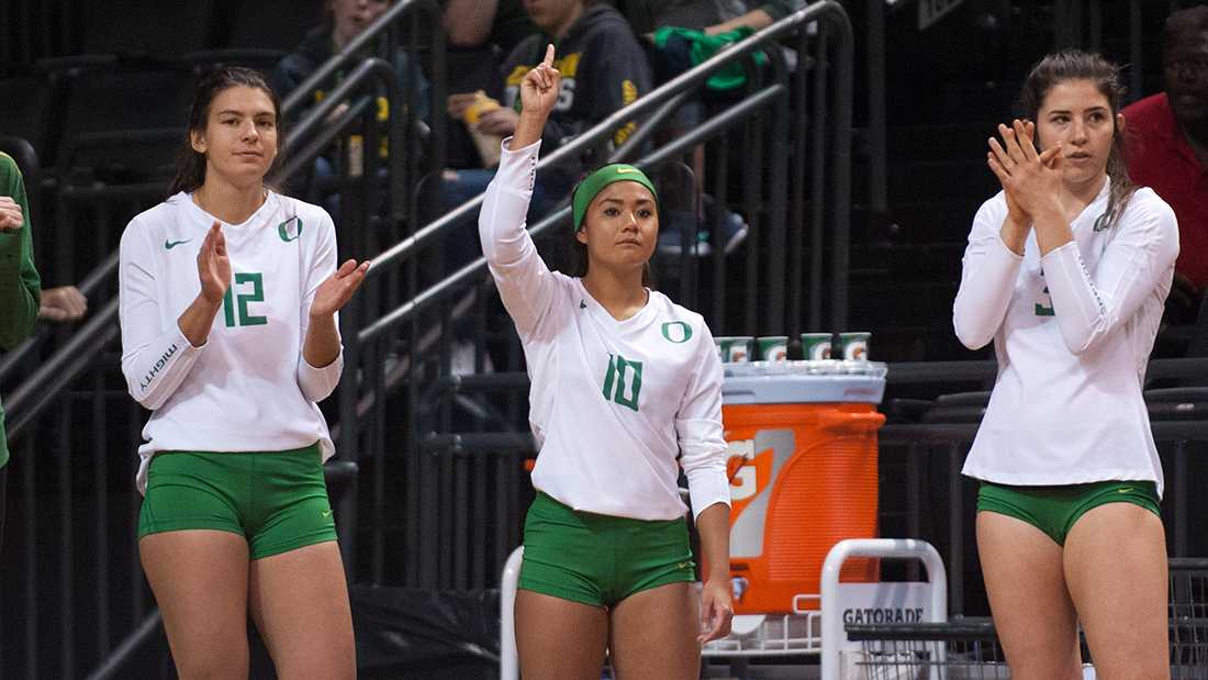 <p>Kyra Hanawahine stands at 5-foot-2 inches. She is the shortest player on Oregon’s volleyball roster since 2014, but more impressively, the Honolulu native is the team’s only freshman this season. Hanawahine began playing volleyball when she was 7 years old at a local volleyball clinic. It wasn’t long before she …</p>