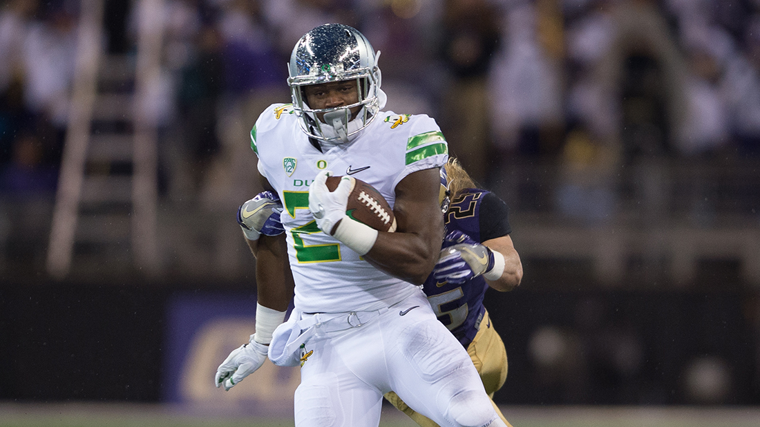 After the Ducks&#8217; 38-3 loss at Washington in early November, Royce Freeman spoke to the media with a football tucked under his left arm. &#8220;Coach [Donte Pimpleton] makes us carry it around,&#8221; Freeman said. &#8220;It&#8217;s my duty to carry it until I get back to Eugene.&#8221; If anyone has carried &#8230;