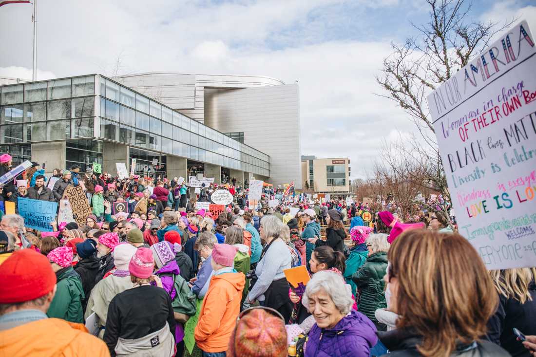 Courtney Holman is a first-year biology student at the UO, and she attended the Women&#8217;s March for Action in Eugene on Saturday, Jan. 20. This isn&#8217;t the first Women&#8217;s march that she&#8217;s attended, but for Holman, the Women&#8217;s march in Eugene is different. This year&#8217;s Women&#8217;s march in Eugene was &#8230;