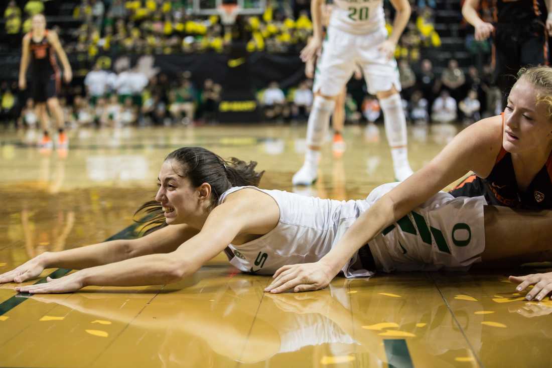 Coming off an emotional Civil War win against the Oregon State Beavers, the No. 7 Oregon Ducks picked up a 74-55 road victory against the Colorado Buffaloes on Friday night in Boulder, Colorado. With the win, Oregon improved to 19-4 and 8-1 in the Pac-12. It&#8217;s Colorado&#8217;s fifth loss in &#8230;