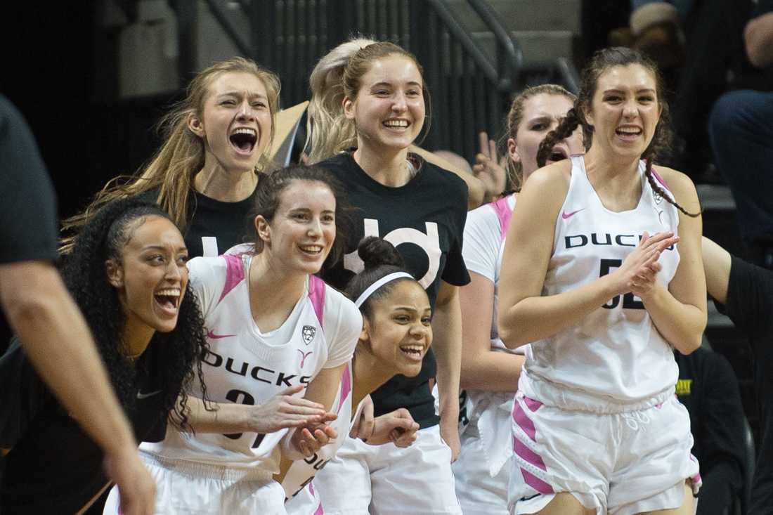 No. 8 Oregon women&#8217;s basketball clinched its first Pac-12 title in 18 years after the Ducks beat Arizona 74-61 on Sunday in Tucson, Arizona. The Ducks last won the conference title in the 1999-2000 season when the conference was still the Pac-10. Oregon will get the No. 1 seed in &#8230;