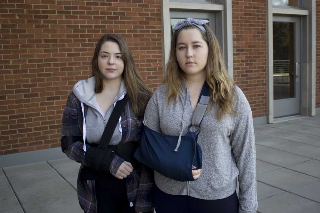 After the car struck them, Sarah Oldham&#8217;s first concern was knowing whether she could still use her legs; Emma Hill&#8217;s was to wait for help because she knew her arm was broken. The car, honking, its passengers shouting, drove away before the two students could glimpse its license plate. On &#8230;