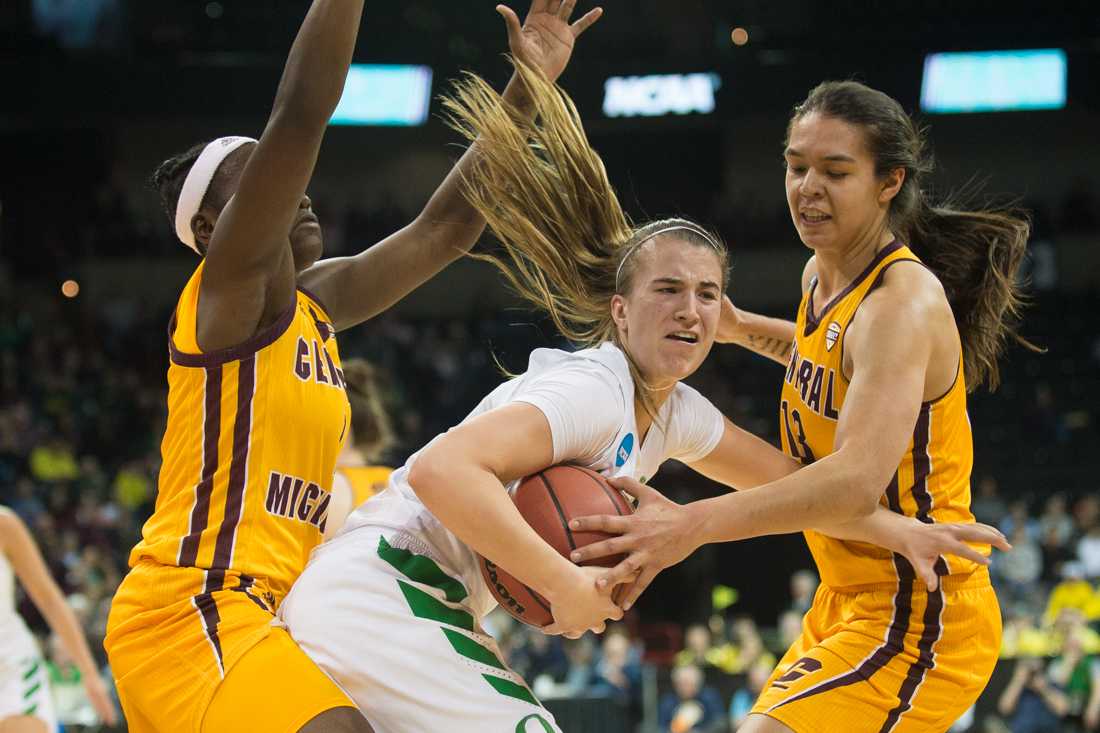 For the first time in the Oregon women&#8217;s basketball program&#8217;s history, a Duck has been selected to the AP&#8217;s All-American first team. On Monday, sophomore guard Sabrina Ionescu earned that honor. She joined South Carolina&#8217;s A&#8217;ja Wilson, UConn&#8217;s Katie Lou Samuelson, Louisville&#8217;s Asia Durr and Mississippi State&#8217;s Victoria Vivians as &#8230;