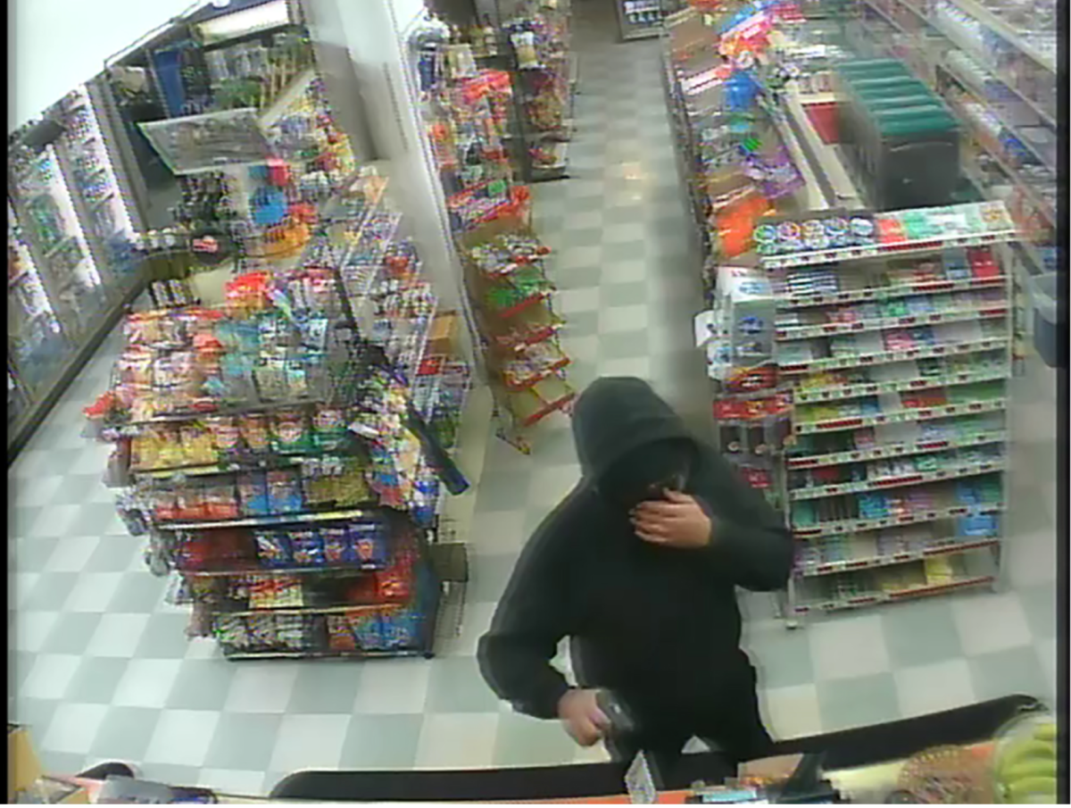 Armed robber at Tom&#8217;s Market on East 19th Avenue and Agate Street on March 5.