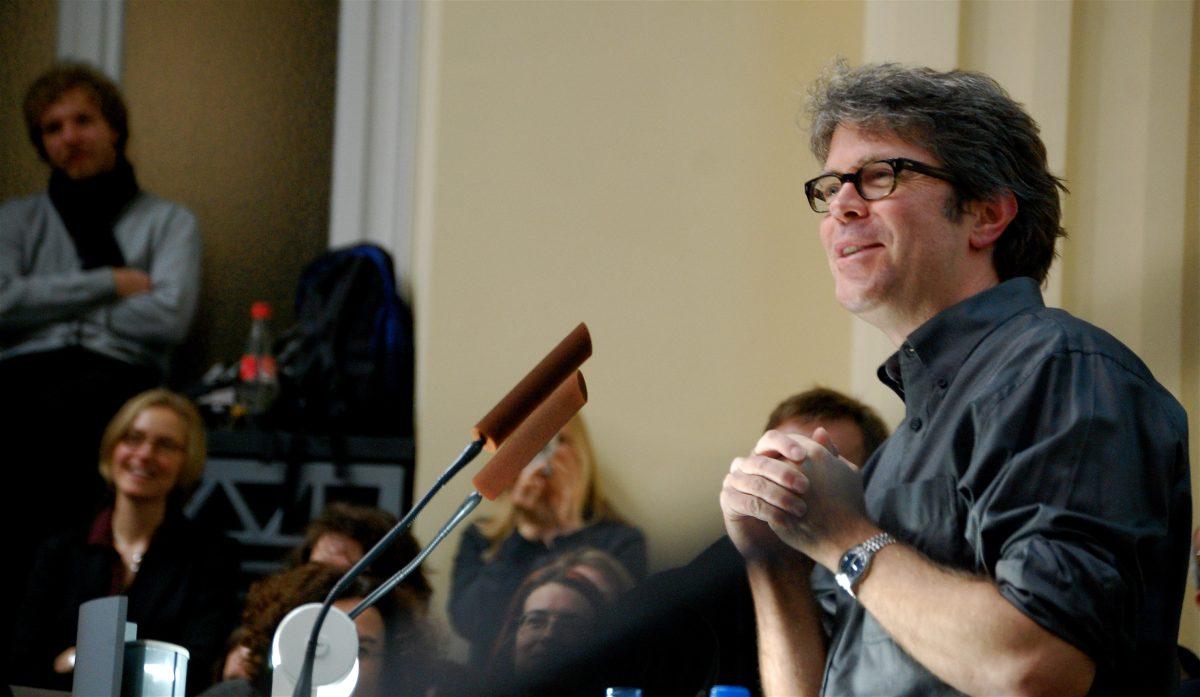 Jonathan Franzen led a wide-ranging talk at UO Thursday night (Daniel Silliman/Flickr)