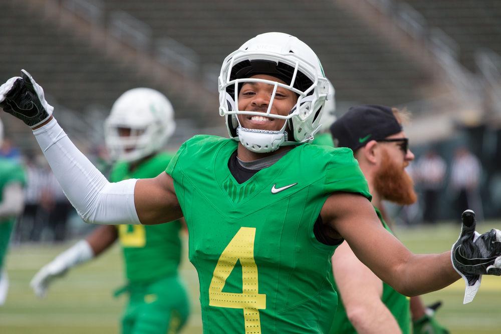 A little over seven minutes into his first Civil War as an Oregon Duck, freshman wide receiver Jaylon Redd snagged a pass from quarterback Justin Herbert. His Oregon teammates knocked down the Oregon State defenders in his path. Redd ran 19 yards straight to the end zone, scoring his first &#8230;