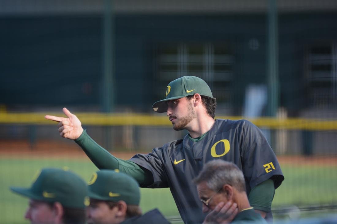 For a half-hour on Saturday, it appeared that Oregon&#8217;s bout with USC may be cut short. Rain drenched the turf at PK Park, creating a nearly unplayable environment. Balls&#160;were slick and tossed around with little certainty of where they&#8217;d ended up, and the mound needed maintenance between half innings. But &#8230;