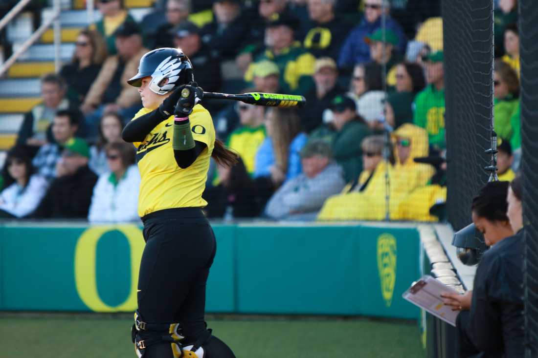 It was a 1-1 game in the sixth inning, and Oregon had runners on first and second base, with no outs when senior&#160;Gwen Svekis stepped up to bat. Svekis kept the crowd on its feet through eight pitches, before sending a three-run home run over the left field fence for &#8230;