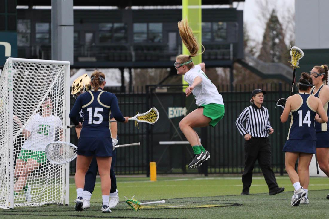 In the first ever Pac-12 women&#8217;s lacrosse tournament game, Oregon defeated California 22-9 to advance to the semifinal of the tournament on Thursday. Oregon got off to a quick start against Cal, as the Ducks jumped out to a 9-1 lead over the Golden Bears. After Cal ended the first &#8230;