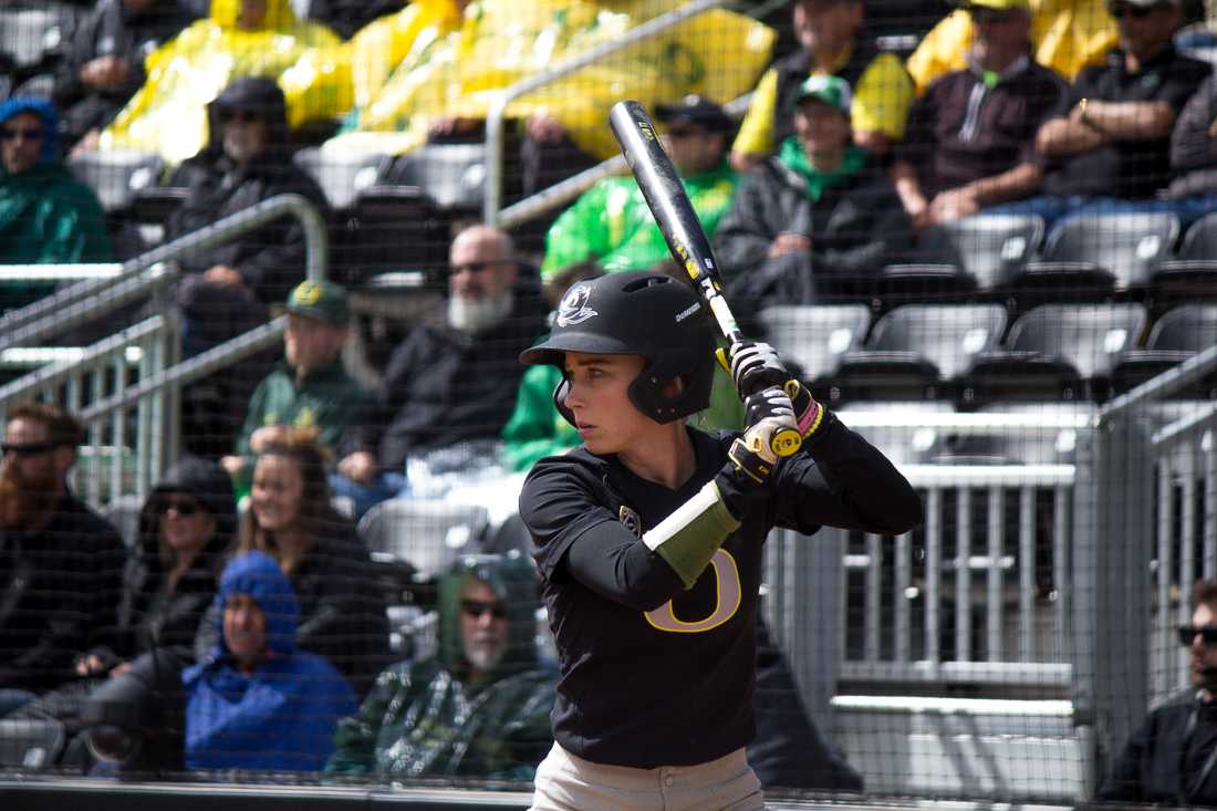 After four scoreless innings in Friday&#8217;s match-up against Arizona State University, Oregon&#8217;s DJ Sanders was stuck on second base in the top of the fifth. With an Alexis Mack bunt, Sanders scored Oregon&#8217;s first run of the game. No. 3 Oregon (33-6, 8-2) built off the momentum of Mack&#8217;s double &#8230;