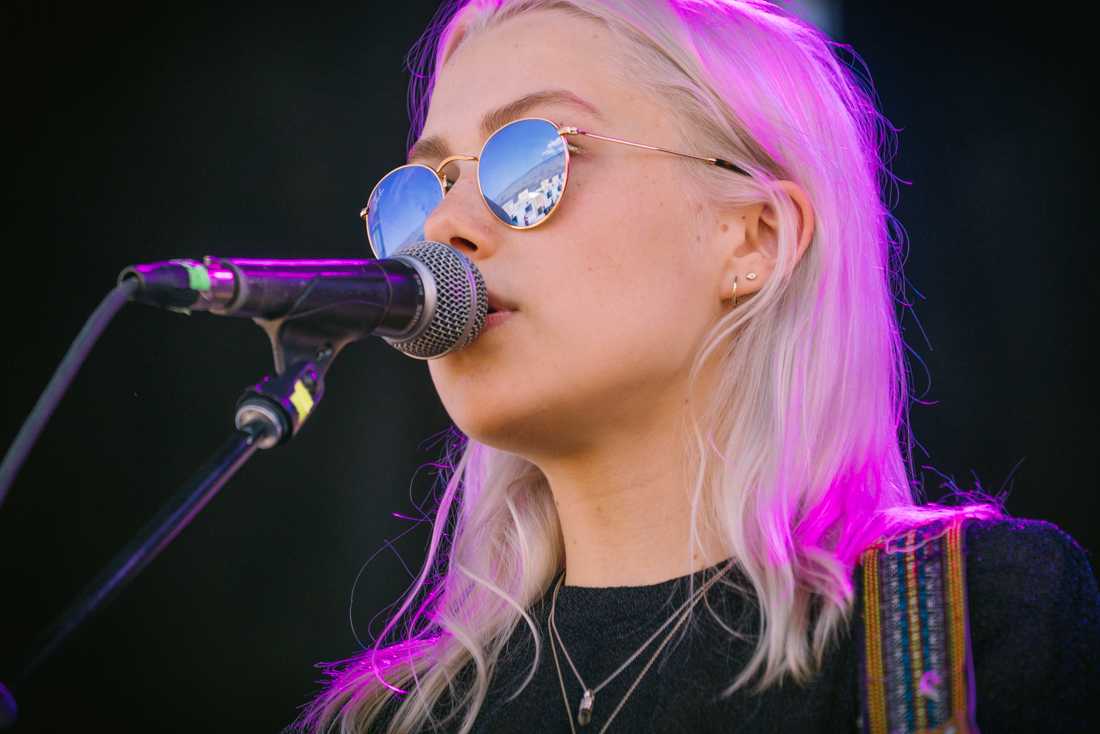 Phoebe Bridgers performing &#8220;Smoke Signals&#8221; from her &#8220;Stranger in the Alps&#8221; album. A weekend to remember, the Sasquatch! Music Festival wraps up on May 27, 2018. (Dana Sparks/Emerald)