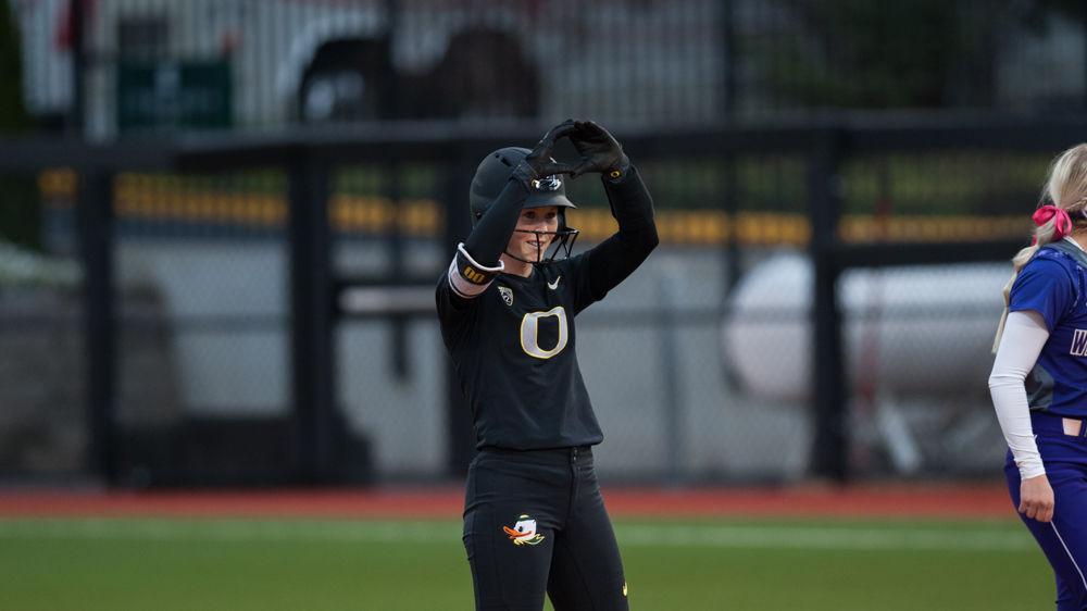 It had the makings of a strange night at The Jane. Going up against Utah, who entered Saturday last in the Pac-12 standings, No. 2 Oregon was held hitless in the first four innings before the Utes took 2-0 lead in the top of the fifth inning. Yet, like the &#8230;