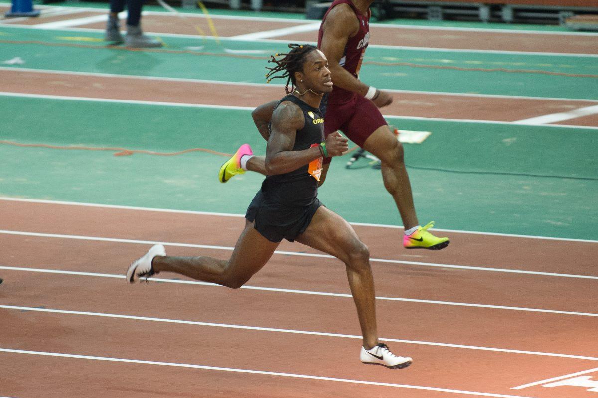 The Columbia Challenge is held at the New Balance Track and Field Center at the Armory in New York, N.Y. on Friday, Jan. 26, 2018. (Adam Eberhardt/Emerald)