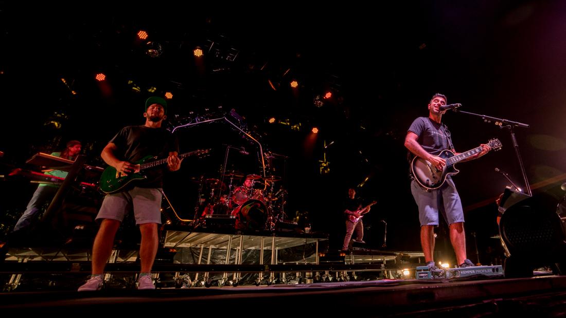 Rebelution headlines Cuthbert Amphitheater for a night of reggae with Zion I, Common Kings and Stephen Marley on Aug. 17, 2018. (Dana Sparks/Emerald)