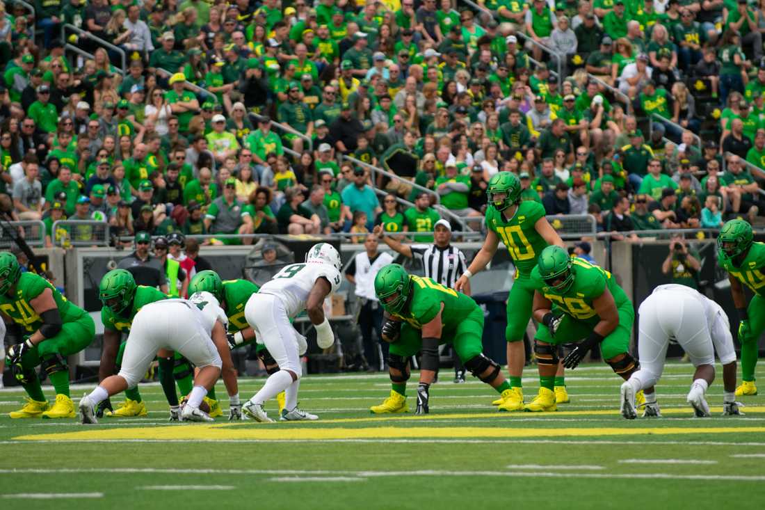 No. 23 Oregon football started off hot and kept it going throughout the second half defeating Portland State, 62-14. Here are the key plays and stats from the second half. Key Plays Tony Brooks-James one-yard touchdown run Travis Dye bounced a run outside and outran the Portland State safety for &#8230;