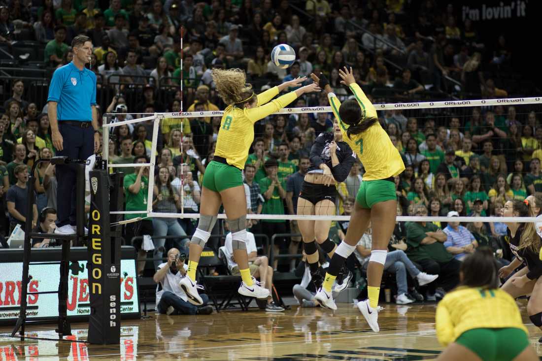 Three days after a 3-1 victory over Oregon State, the No. 12 Oregon volleyball team (8-3) returned to action, defeating to the No. 22 Washington State Cougars (9-2) 3-2 (22-25, 25-22, 22-25, 25-23, 15-12) Sunday. Despite hitting .362 and only making 10 errors as a team on Thursday, the Ducks &#8230;