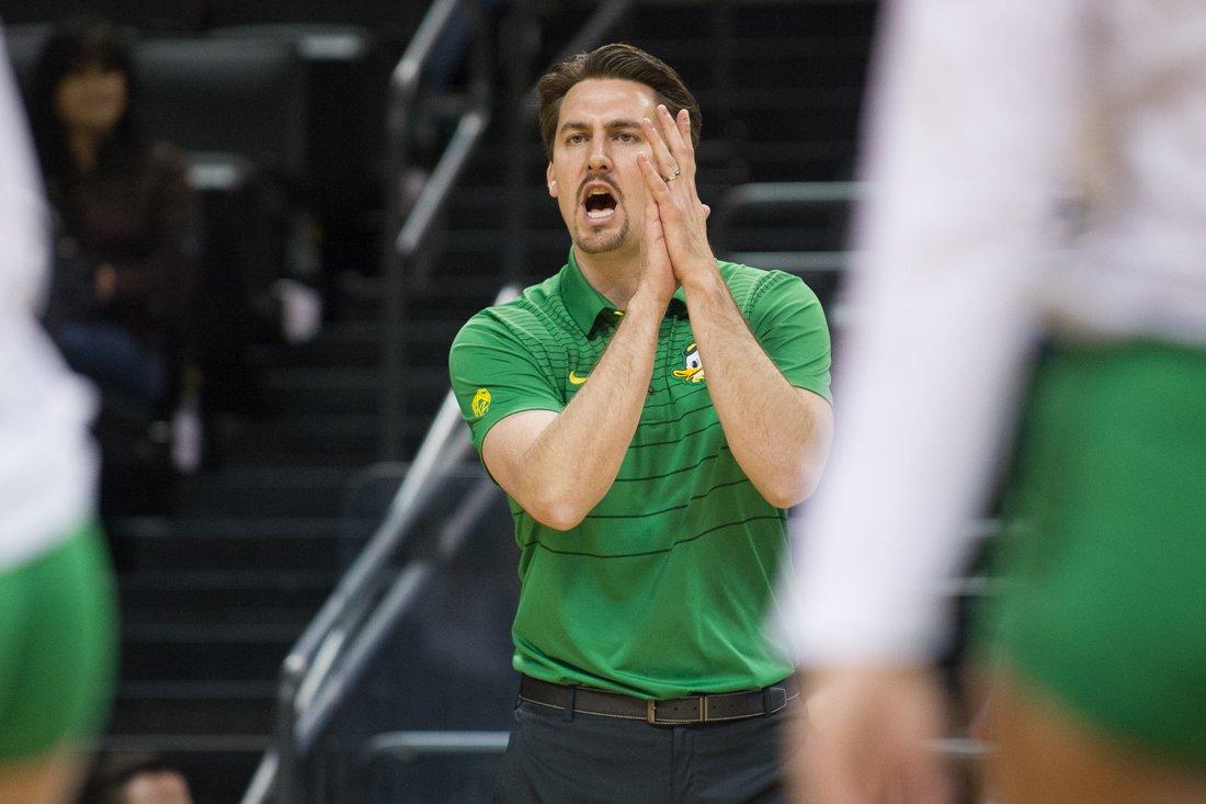 After taking down the No.1-ranked Minnesota Gophers, the Oregon Ducks moved up six spots to No. 12 in the American Volleyball Coaches Association coaches&#8217; poll. In addition, Oregon freshman libero Brooke Nuneviller earned Pac-12 freshman of the week, recording a total of 44 digs throughout the team&#8217;s two top-5 matches &#8230;