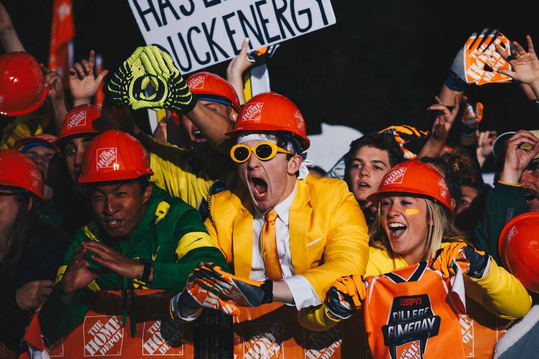 College Gameday came to the University of Oregon campus for the 10th time on Saturday to preview the Oregon Ducks taking on the Stanford Cardinal.