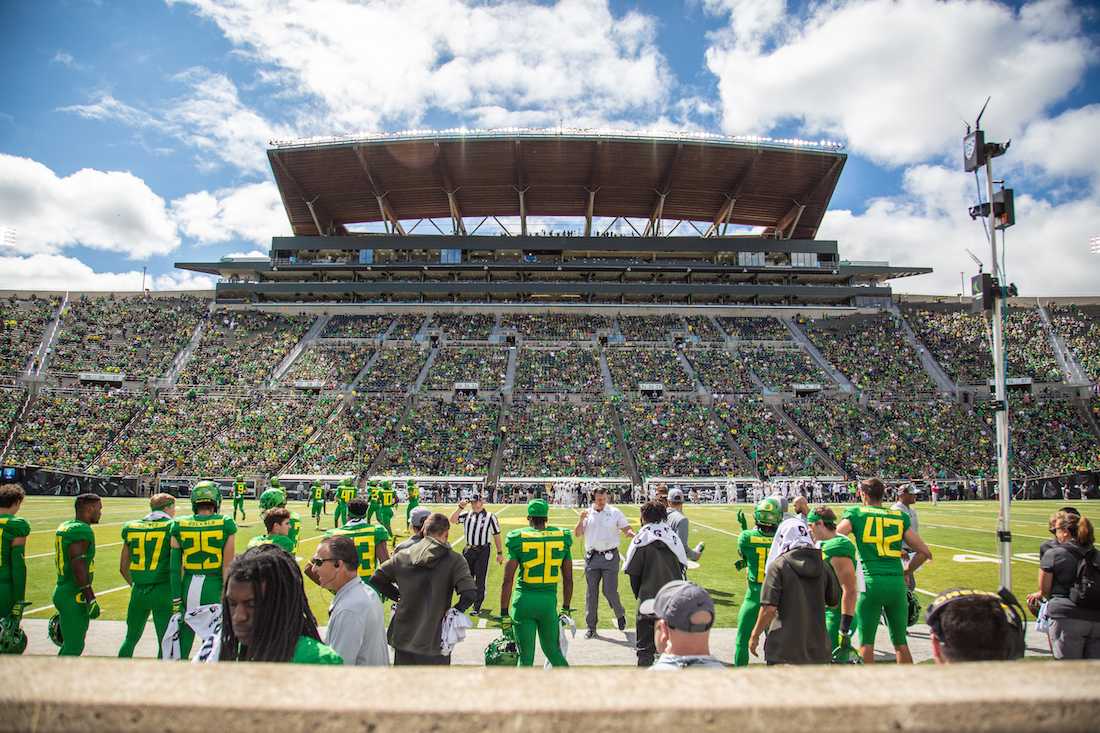 Jalen Hall, an Oregon football recruit who was set to be a freshman in Eugene this year, was arrested in Los Angeles on Monday, Sept. 10 in connection to a reported home invasion robbery. Hall, 19-years-old, was arrested along with another suspect in Compton, California. They were booked on suspicion &#8230;