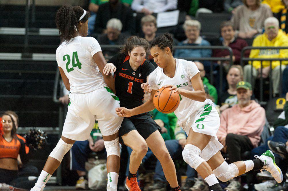 On Wednesday, Oregon women&#8217;s basketball released the 2018-19 conference and non-conference schedules. The Ducks will open nonconference play in Hebard&#8217;s hometown of Fairbanks, Alaska, against Alaska Fairbanks on Nov. 6 at 8:00 p.m., and will premier at home in Matthew Knight Arena on Nov. 10, hosting Syracuse at 2:00 p.m. &#8230;