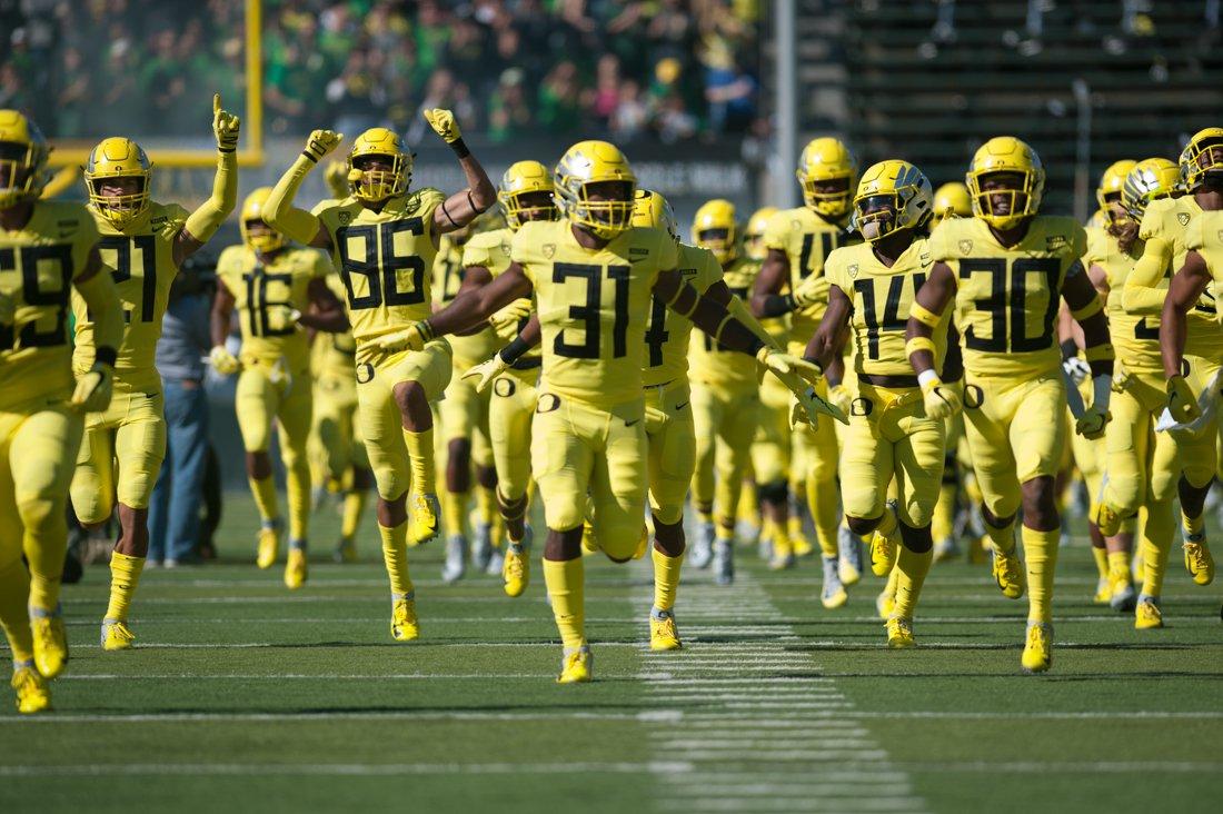 Following Oregon football&#8217;s 30-27 upset win over No. 7 Washington at Autzen Stadium on Saturday, the Ducks have climbed five spots to No. 12 in the Associated Press Top-25 Poll for week eight. Oregon (5-1, 2-1 Pac-12) is now the highest ranked Pac-12 team in the poll. Washington dropped eight &#8230;