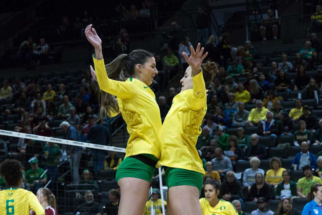 The No. 16 Oregon volleyball team (14-7, Pac-12 7-4) earned redemption against Arizona State, sweeping the Sun Devils 3-0 (25-23, 25-18 and 25-21) Friday Night in Tempe, Arizona. The sweep marked Oregon&#8217;s ninth of the year and evened the season series against ASU (13-10, 4-7). Oregon&#8217;s win comes almost a &#8230;