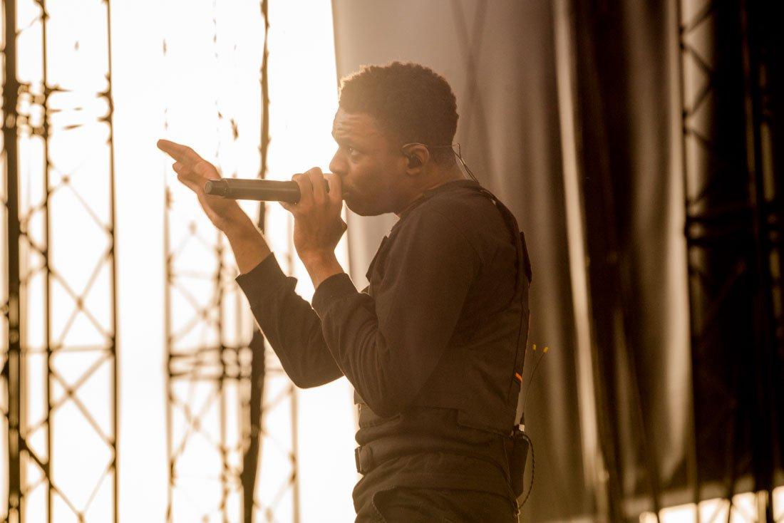 Vince Staples opens his set with &#8216;Get the F*ck off my Dick&#8217;. Day one of Sasquatch! Music Festival kicks off on May 25, 2018. (Dana Sparks/Emerald)