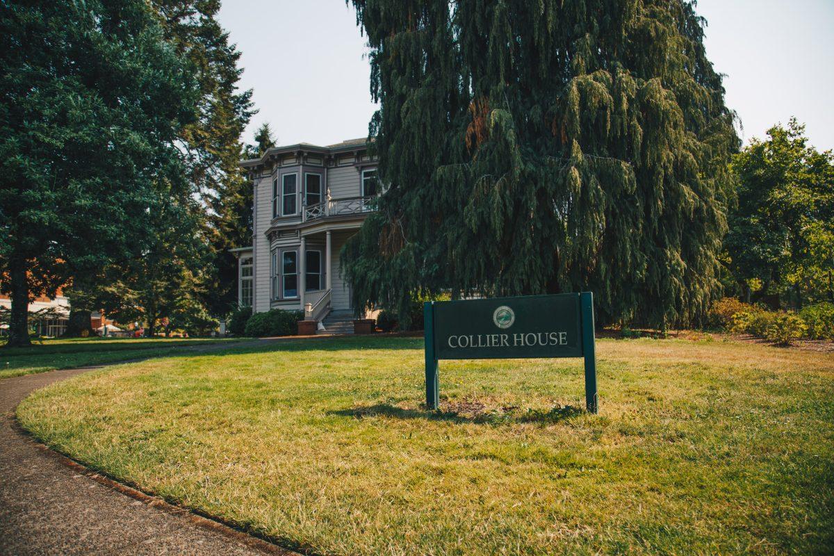 Collier House will move from the corner of 13th Street and University Street to the Gerlinger Field Green to make way for a new building. Collier House is&#160; a City of Eugene historic landmark. (Sarah Northrop/Emerald)