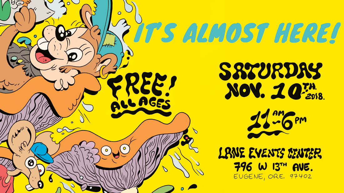 A flyer for the Euzine Fest Saturday, Nov. 10, from 11-6 p.m. at the Lane Events Center. (Courtesy Euzine Fest)