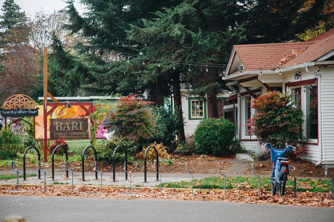 Bari Trattoria is located at 400 Blair Avenue in Eugene's Whitaker neighborhood - the old location of the beloved Papa's Soul Food, which closed November of 2017.