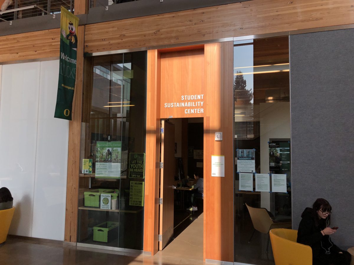 <p>The Student Sustainability Center hosts produce drops on the second Tuesday of each month for students who need free food. (Emerald Archives)</p>