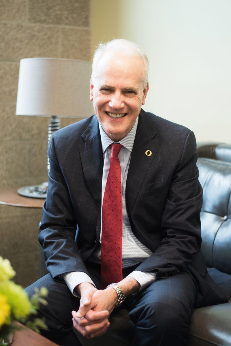 Randy Kamphaus is the Dean of the College of Education at the University of Oregon. (Marissa Willke/Emerald)