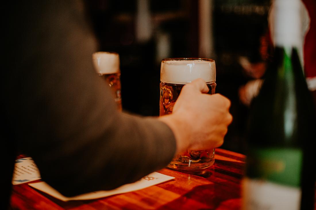 <p>The Bier Stein hosts an Oktoberfest celebration in Eugene, Ore. on Sept. 28, 2019. (Sarah Northrop/Emerald)</p>