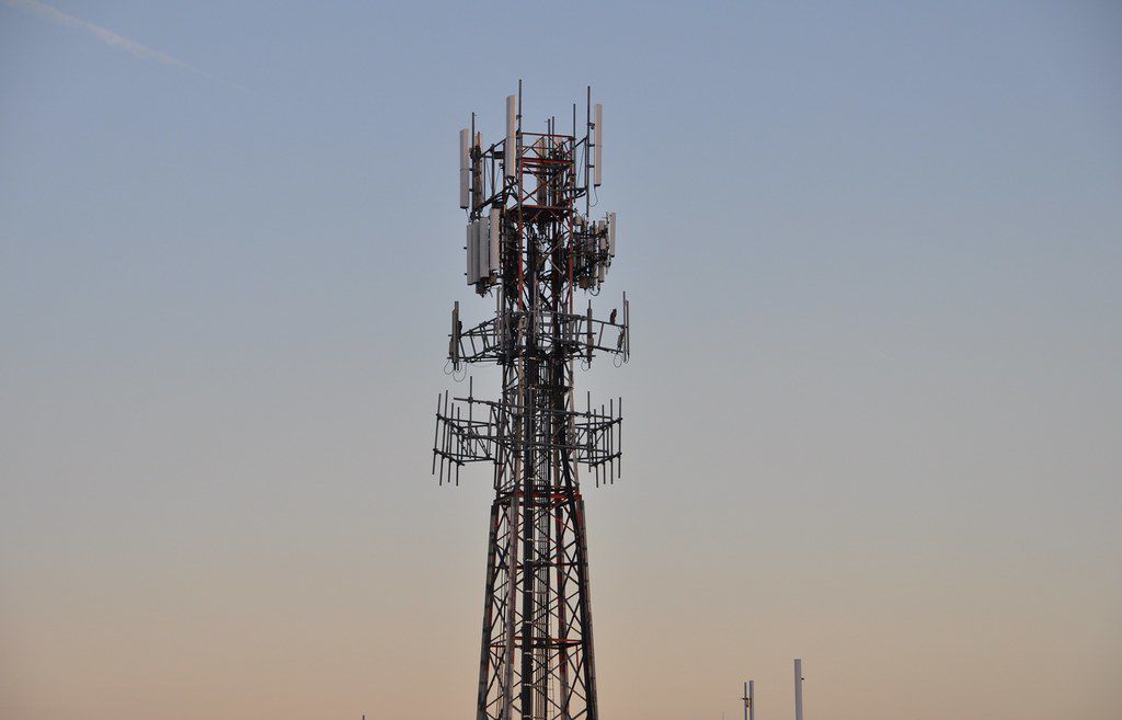 Cell towers may soon be equipped with 5G technology. (Carl Lender/Flickr)